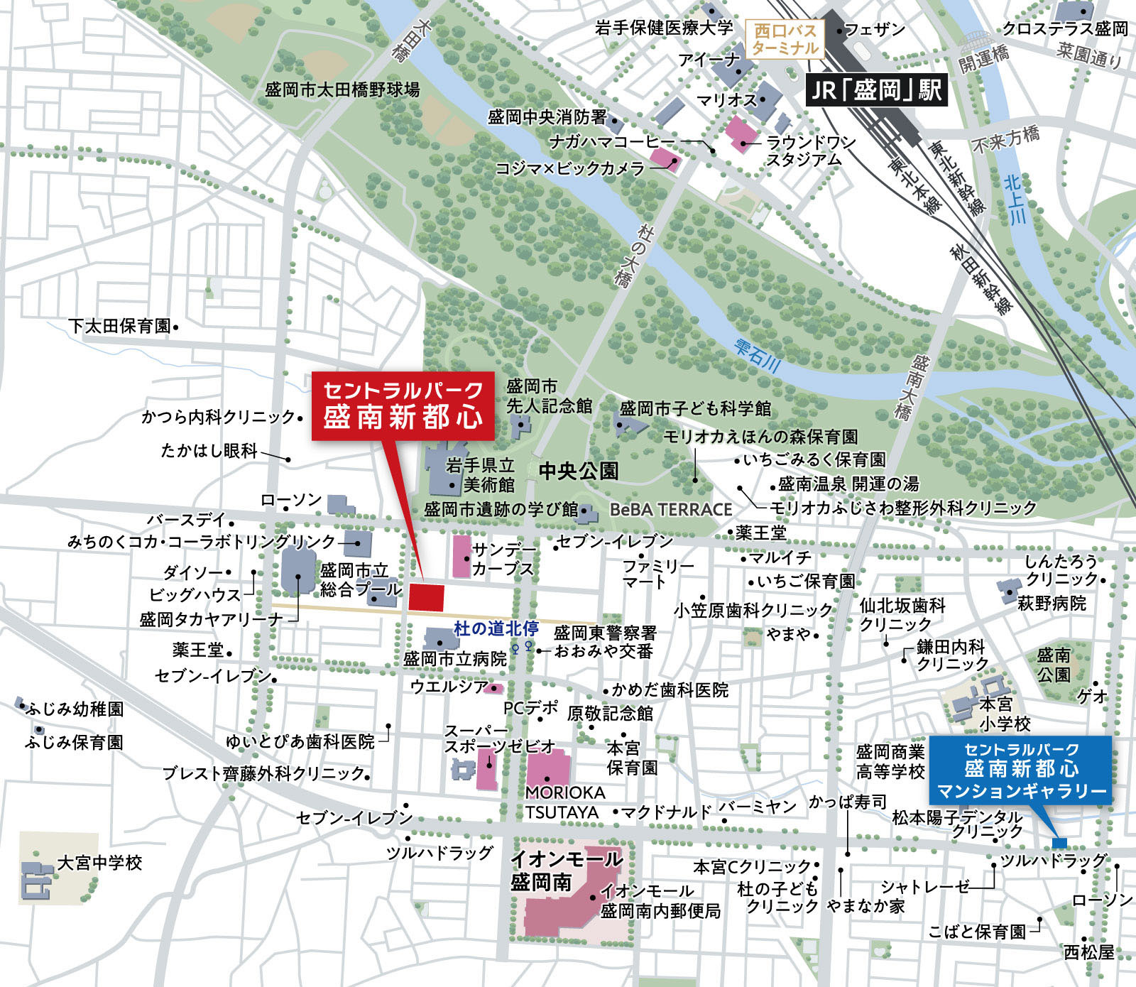 現地案内図