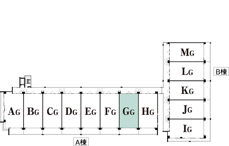 GGタイプ平面図