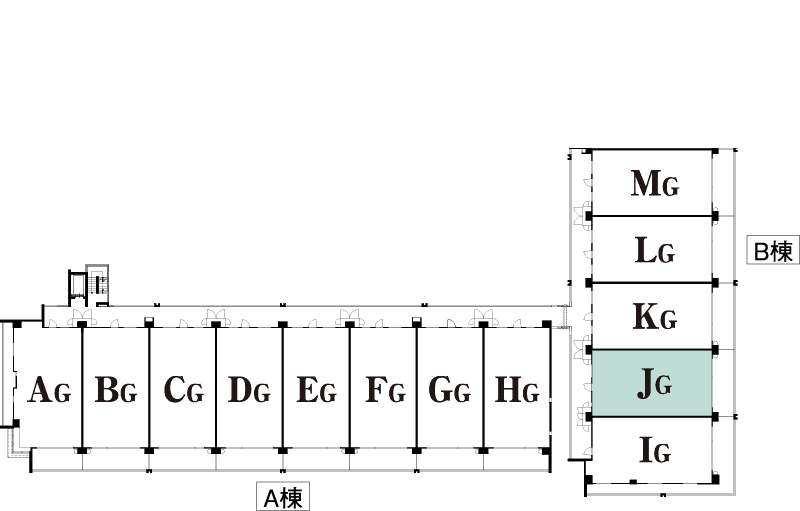 JGタイプ平面図