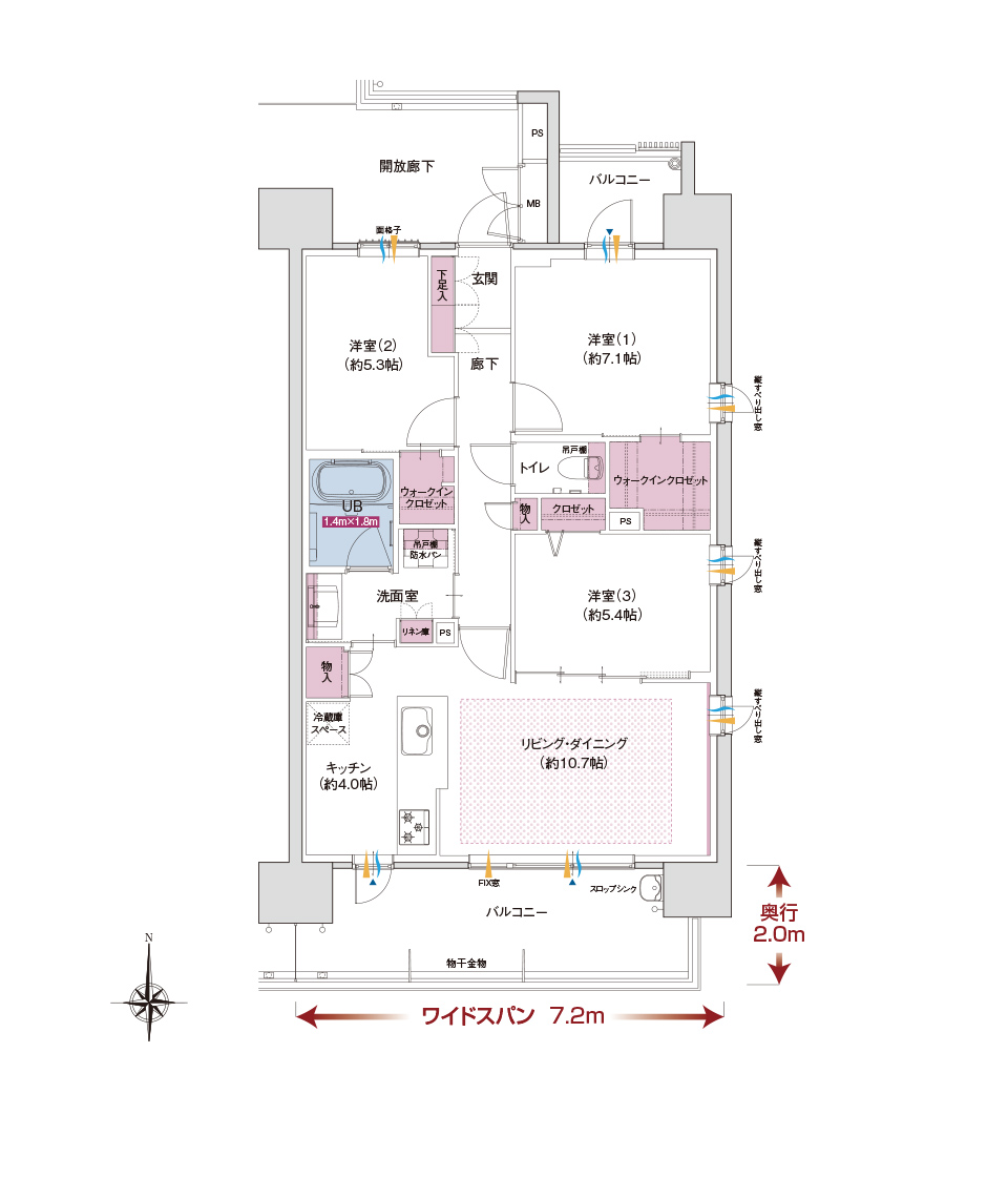 Dtype 通常間取り図