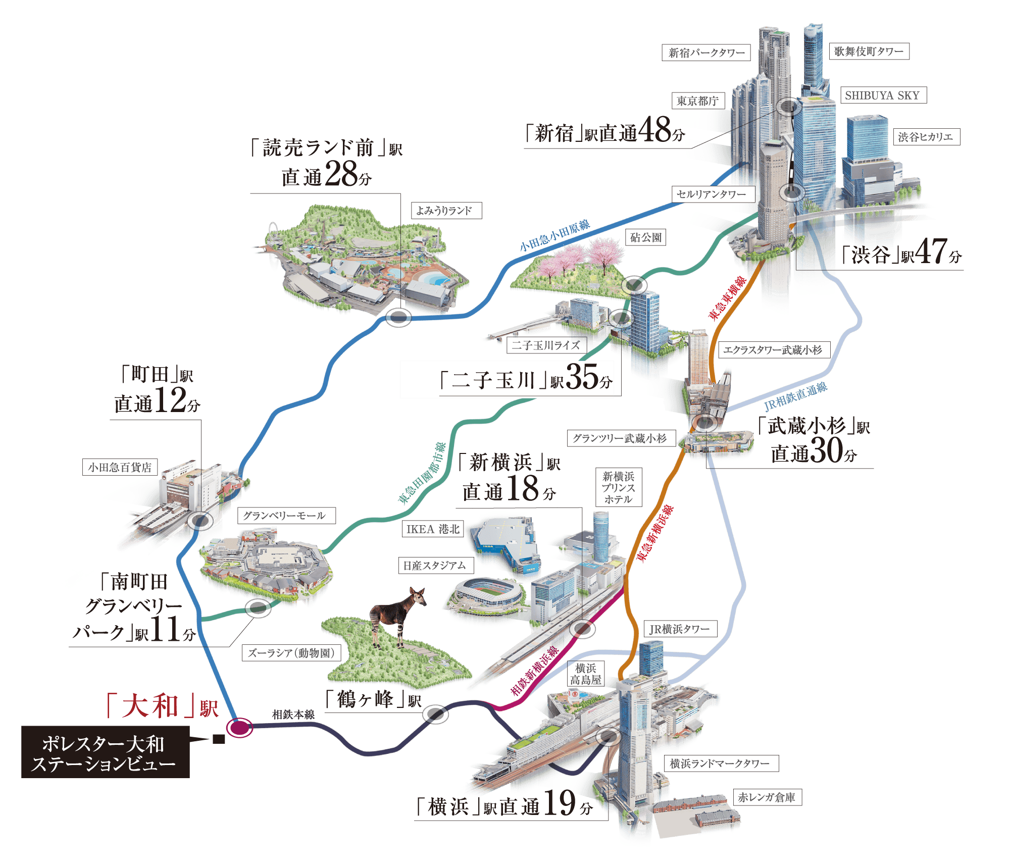 新幹線路線図