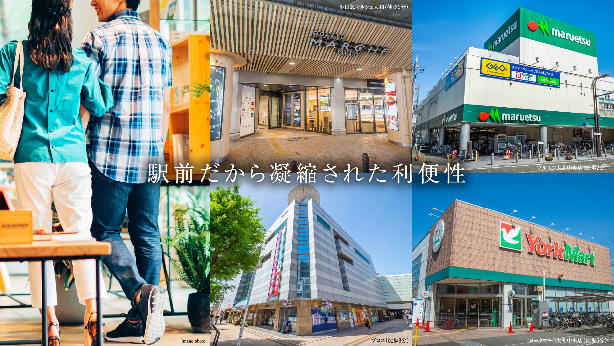 駅前だから凝縮された利便性