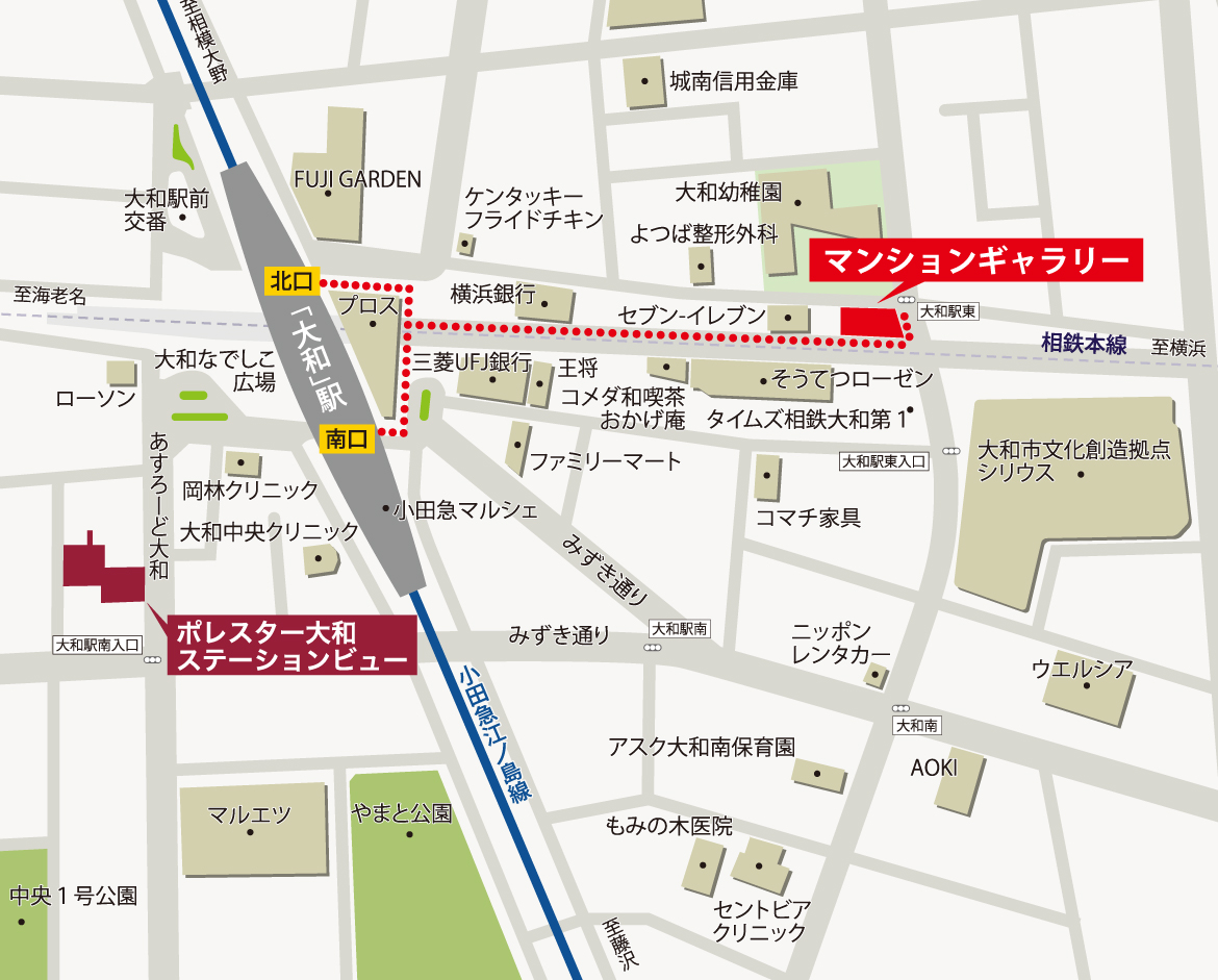 マンションギャラリー案内図