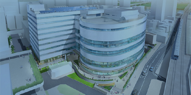 複合施設イメージパース