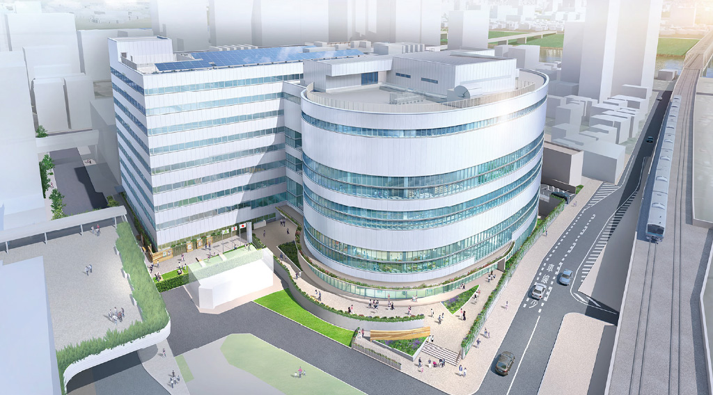 複合施設イメージパース