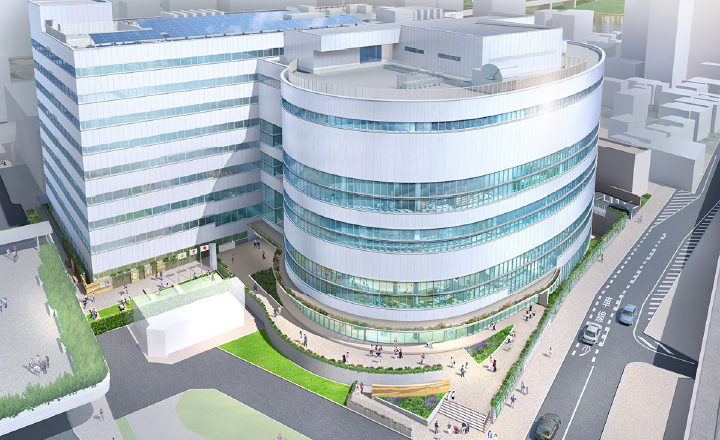 複合施設イメージパース