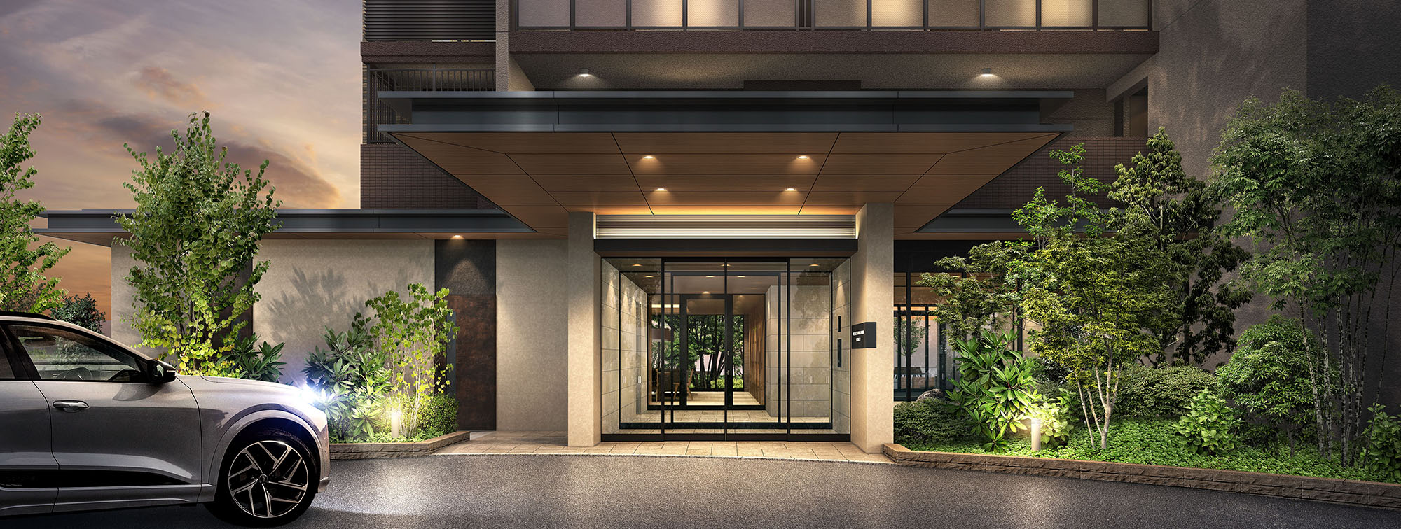 サブエントランスアプローチ完成予想図