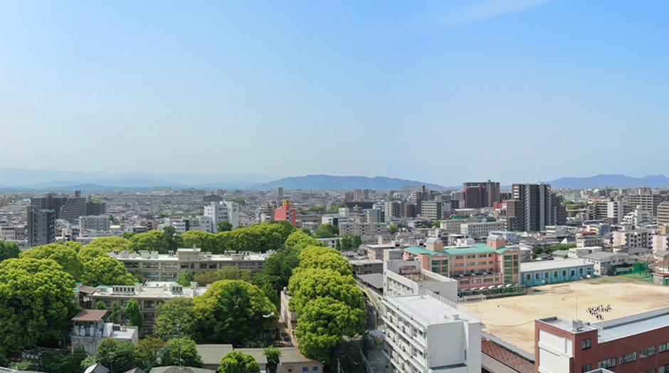 現地15階相当からの眺望（2023年4月撮影）