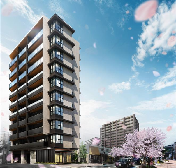 外観イメージ：ソルティア池田さくら通り